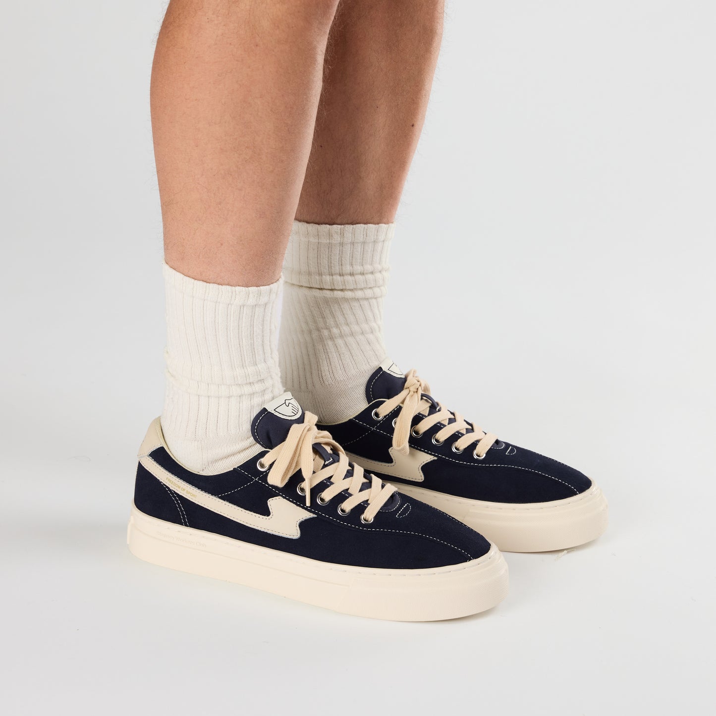 DELLOW S-STRIKE CUP SUEDE NAVY