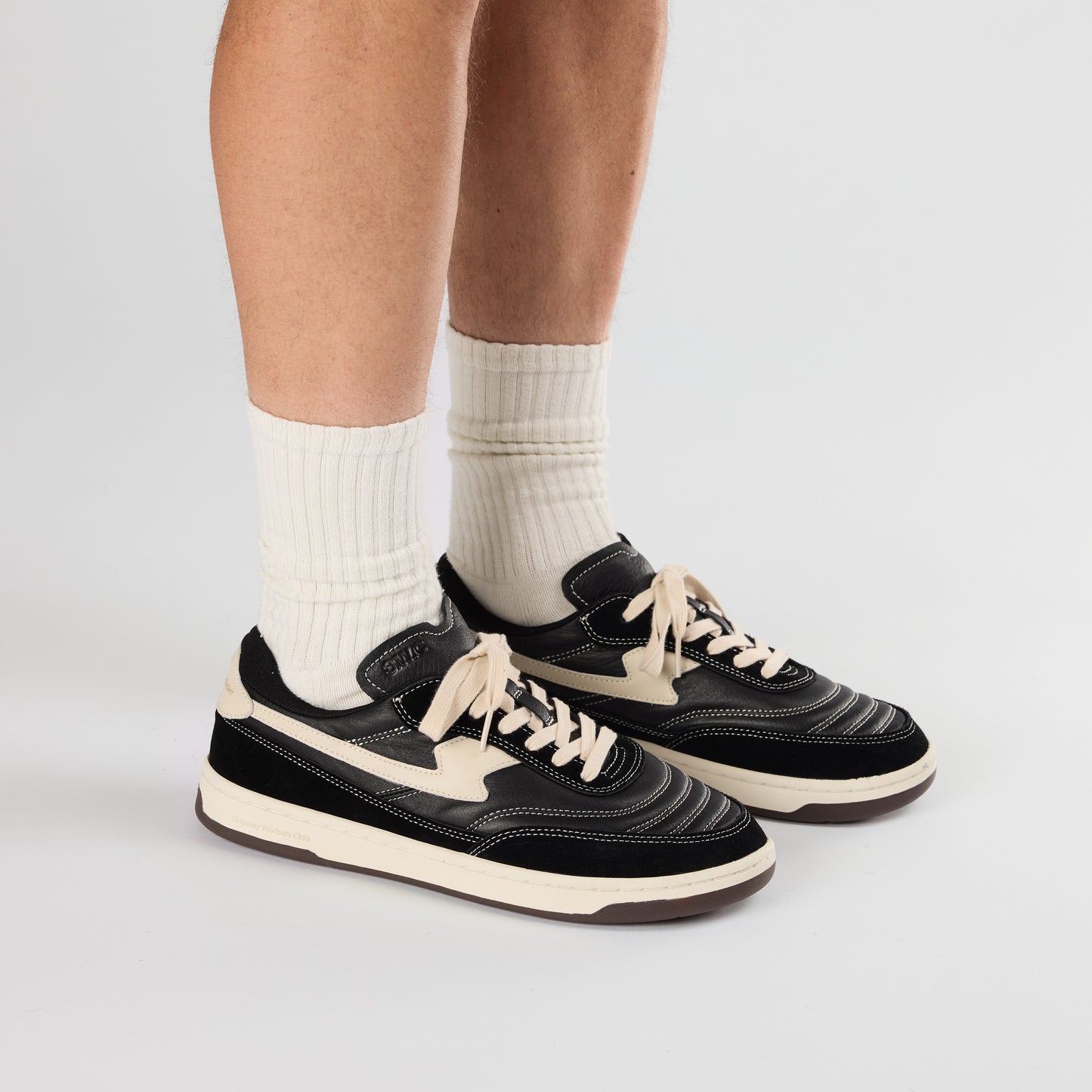 CASSON S-STRIKE LEATHER SUEDE BLACK
