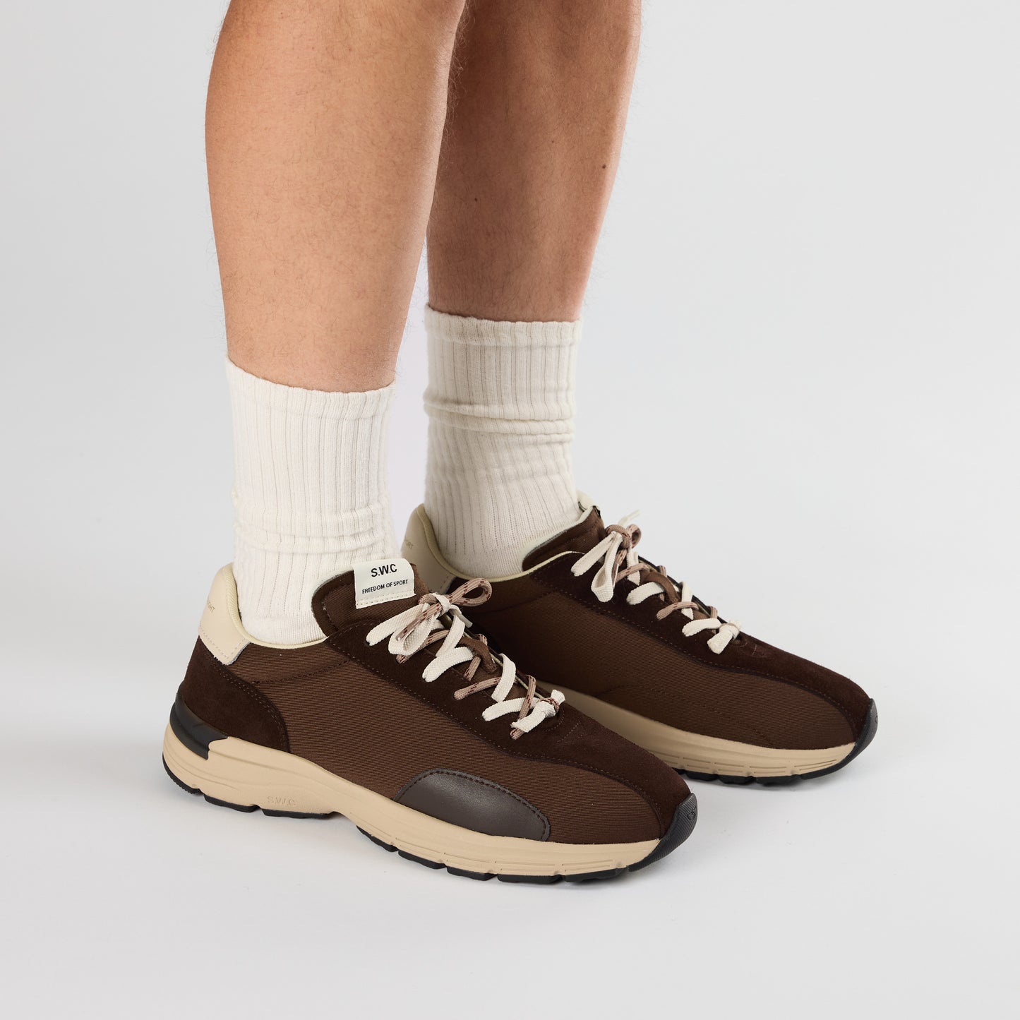 LEGION SUEDE TWILL DK BROWN