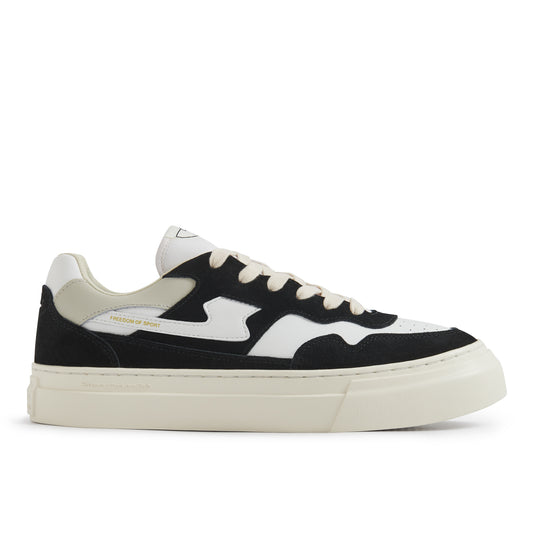 PEARL S-STRIKE SUEDE LEATHER BLACK-WHITE