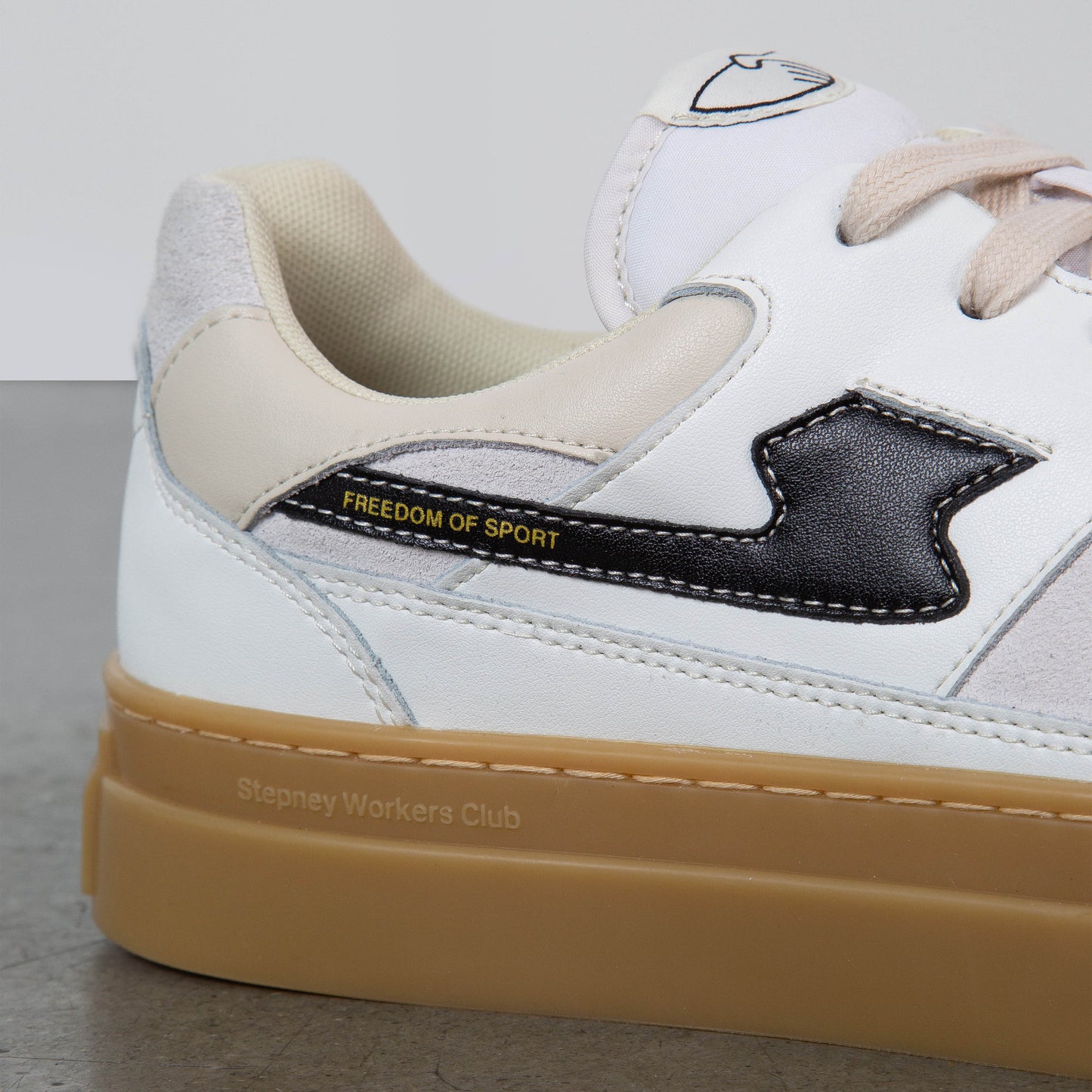 PEARL S-STRIKE LEATHER MIX WHITE-GUM