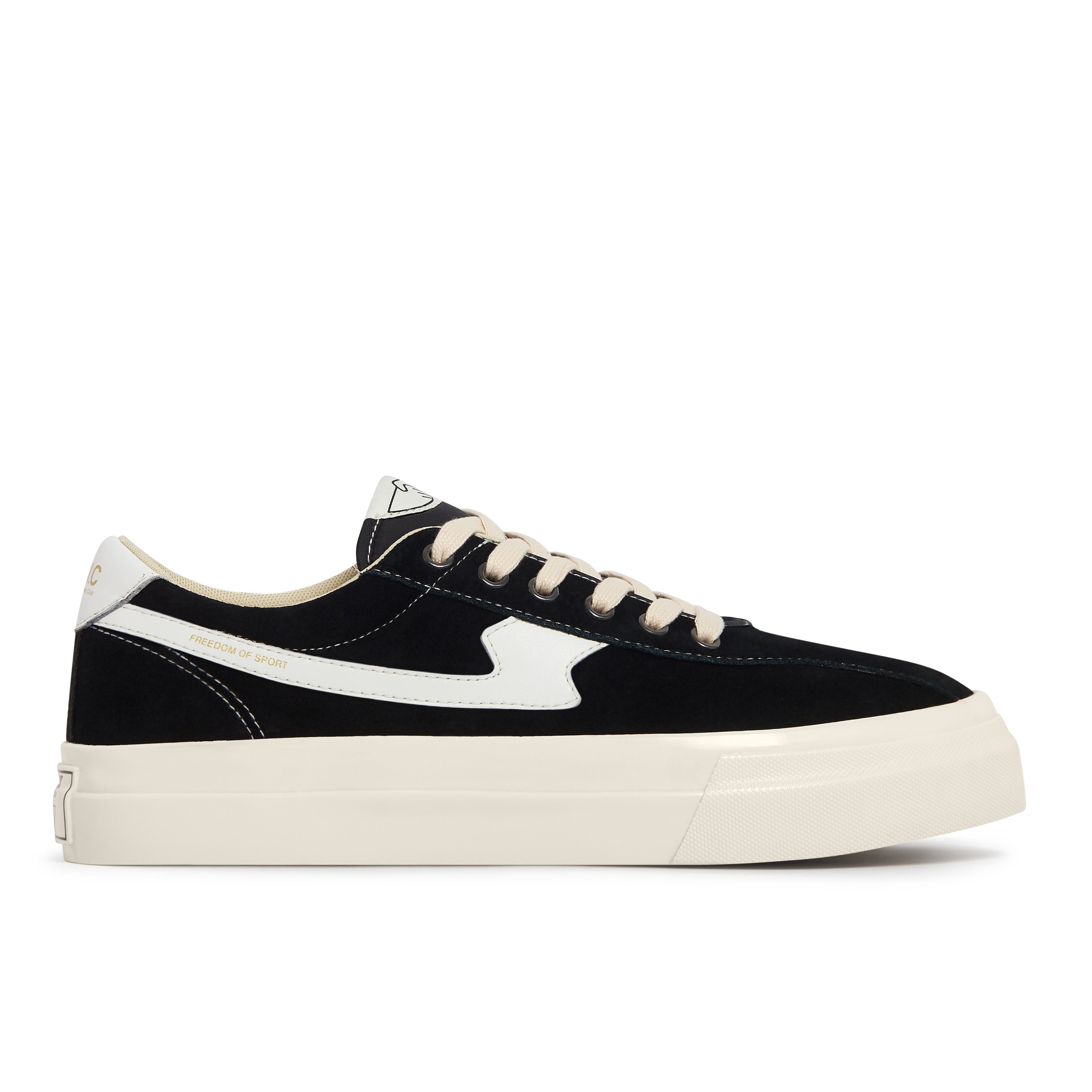 DELLOW S-STRIKE SUEDE BLACK-WHITE