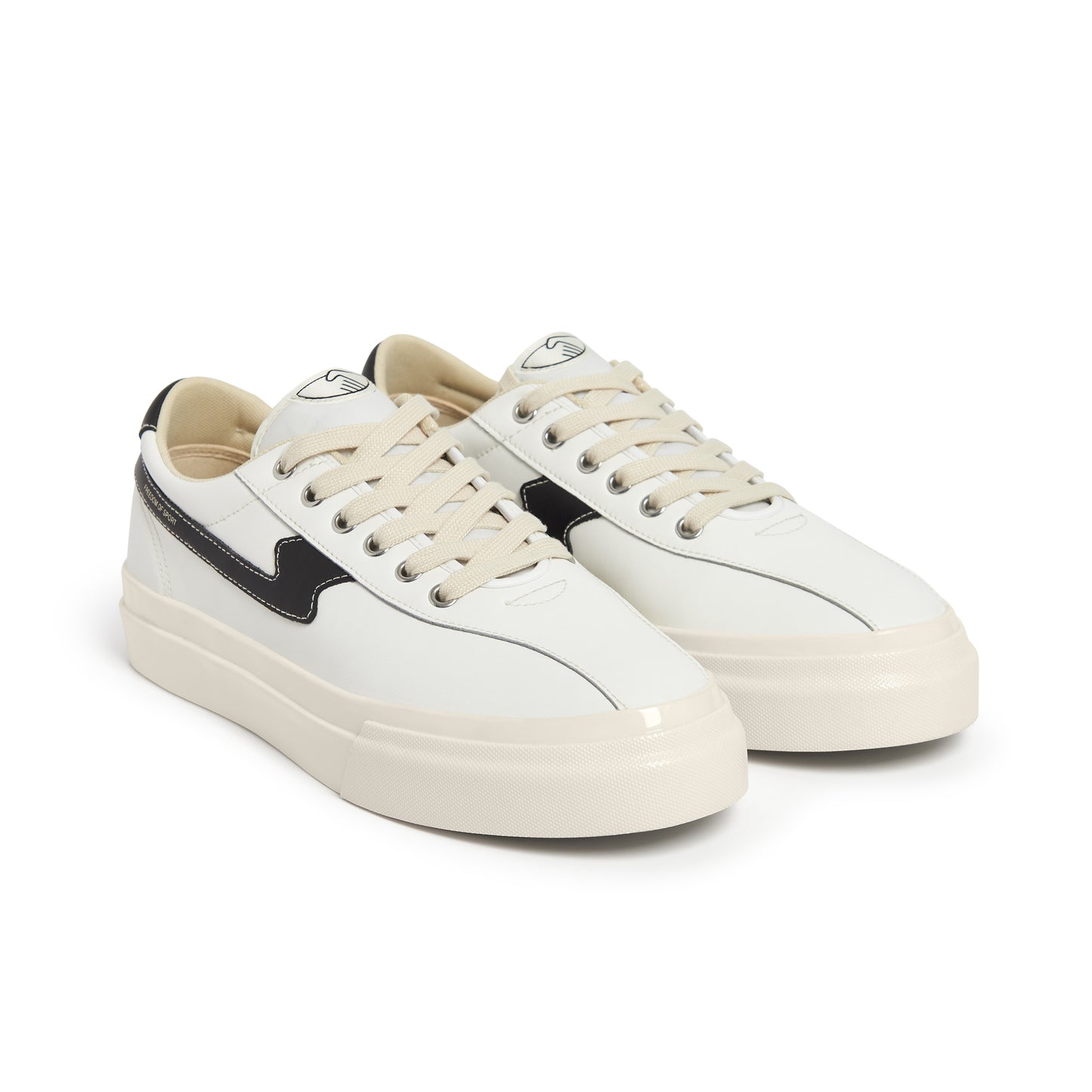 DELLOW S-STRIKE LEATHER WHITE-BLACK