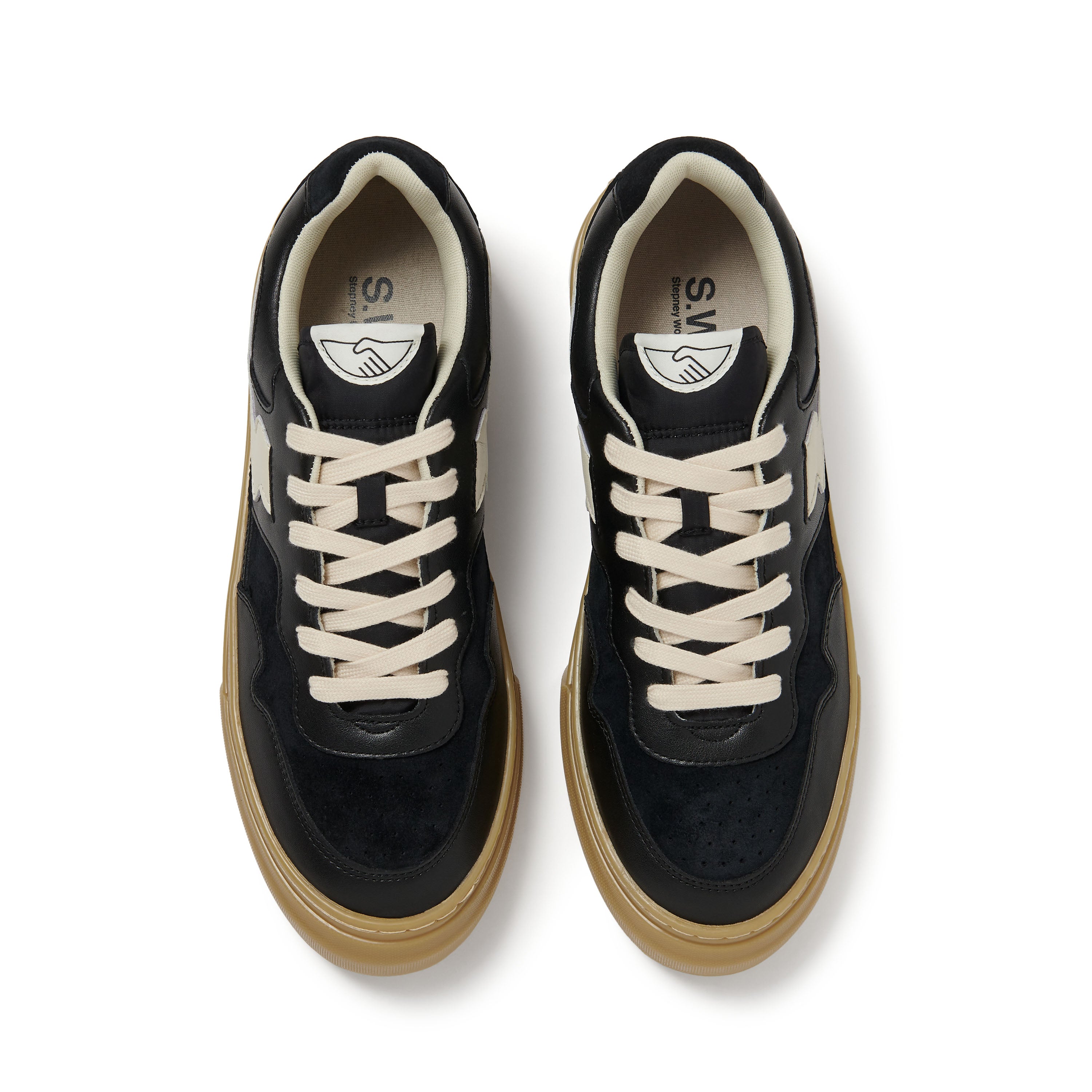 PEARL S-STRIKE LEATHER MIX BLACK-GUM – S.W.C - Stepney Workers Club