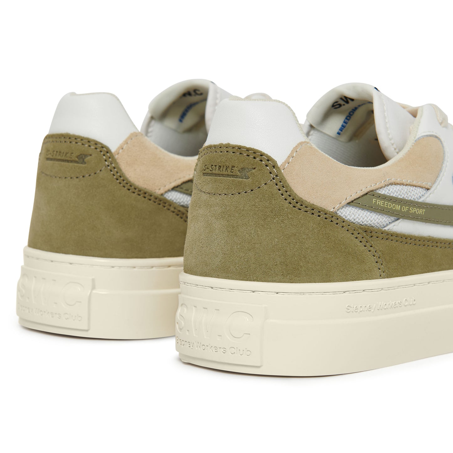 PEARL S-STRIKE SUEDE MIX WHITE-MOSS
