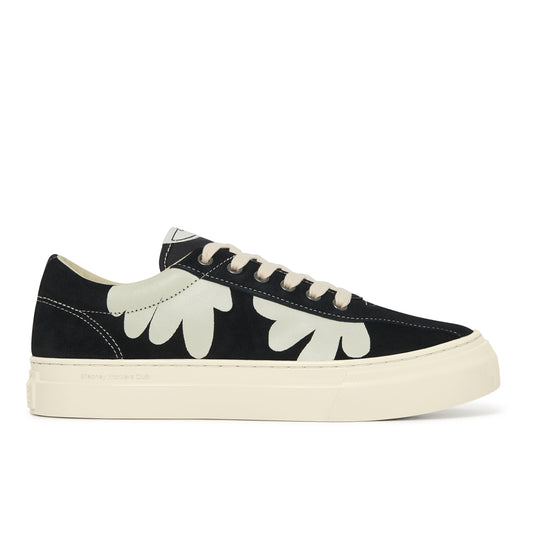 DELLOW CUP SHROOM HANDS SUEDE BLACK-WHITE