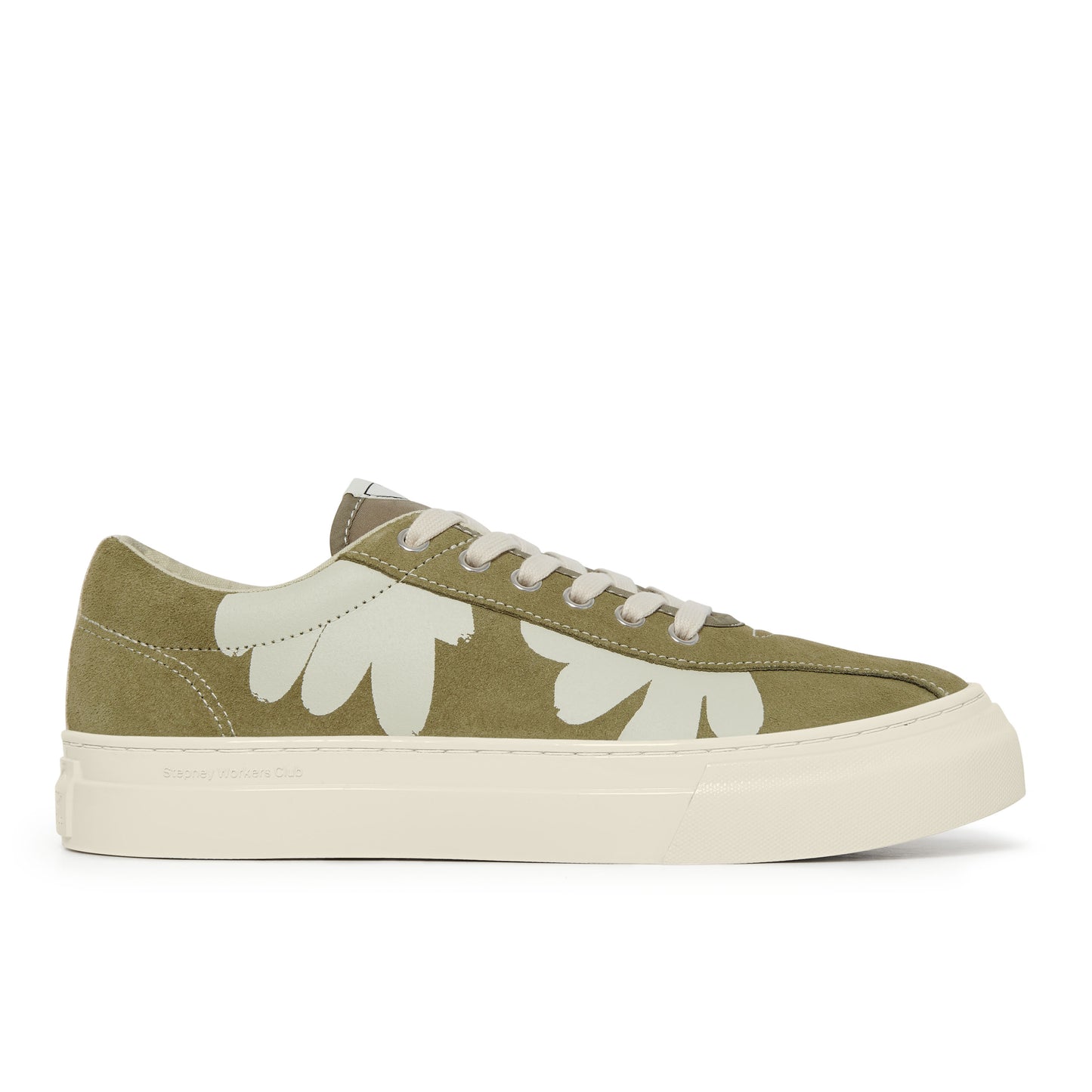 DELLOW CUP SHROOM HANDS SUEDE MOSS-WHITE