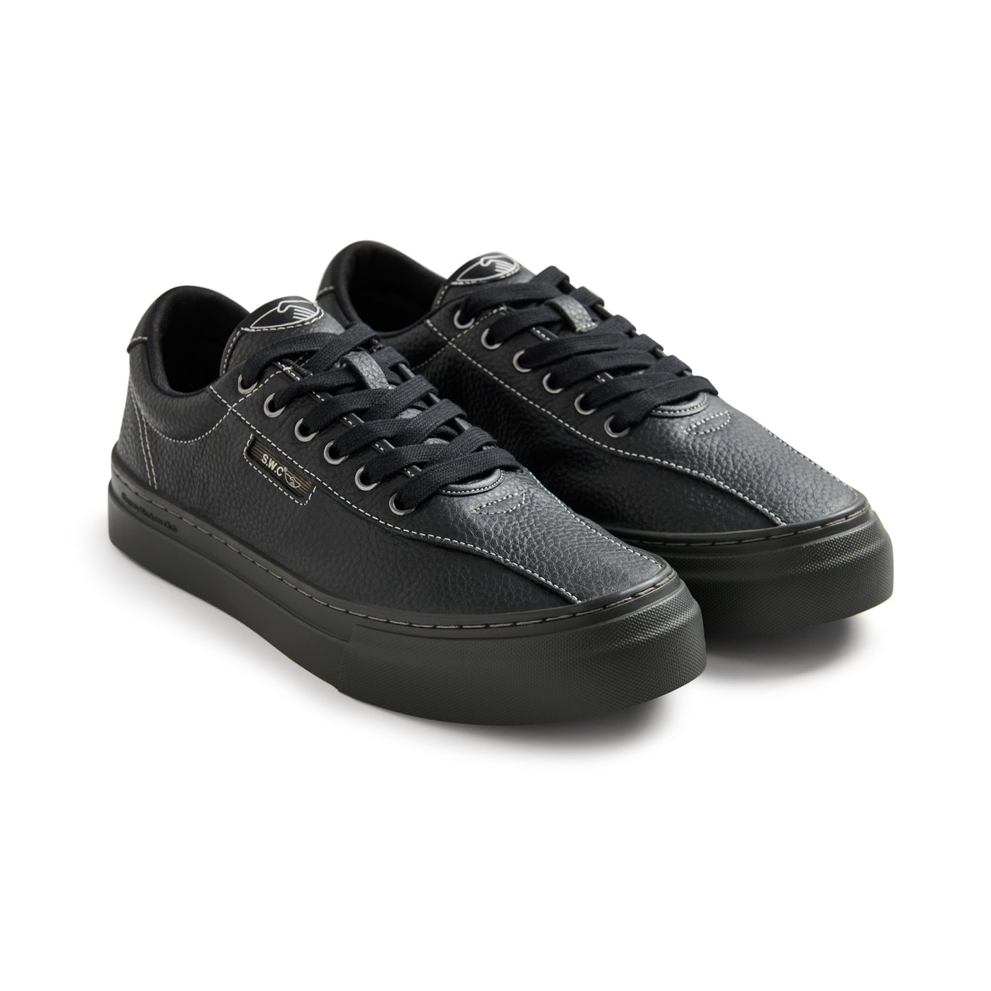 DELLOW 02 TUMBLED LEATHER BLACK