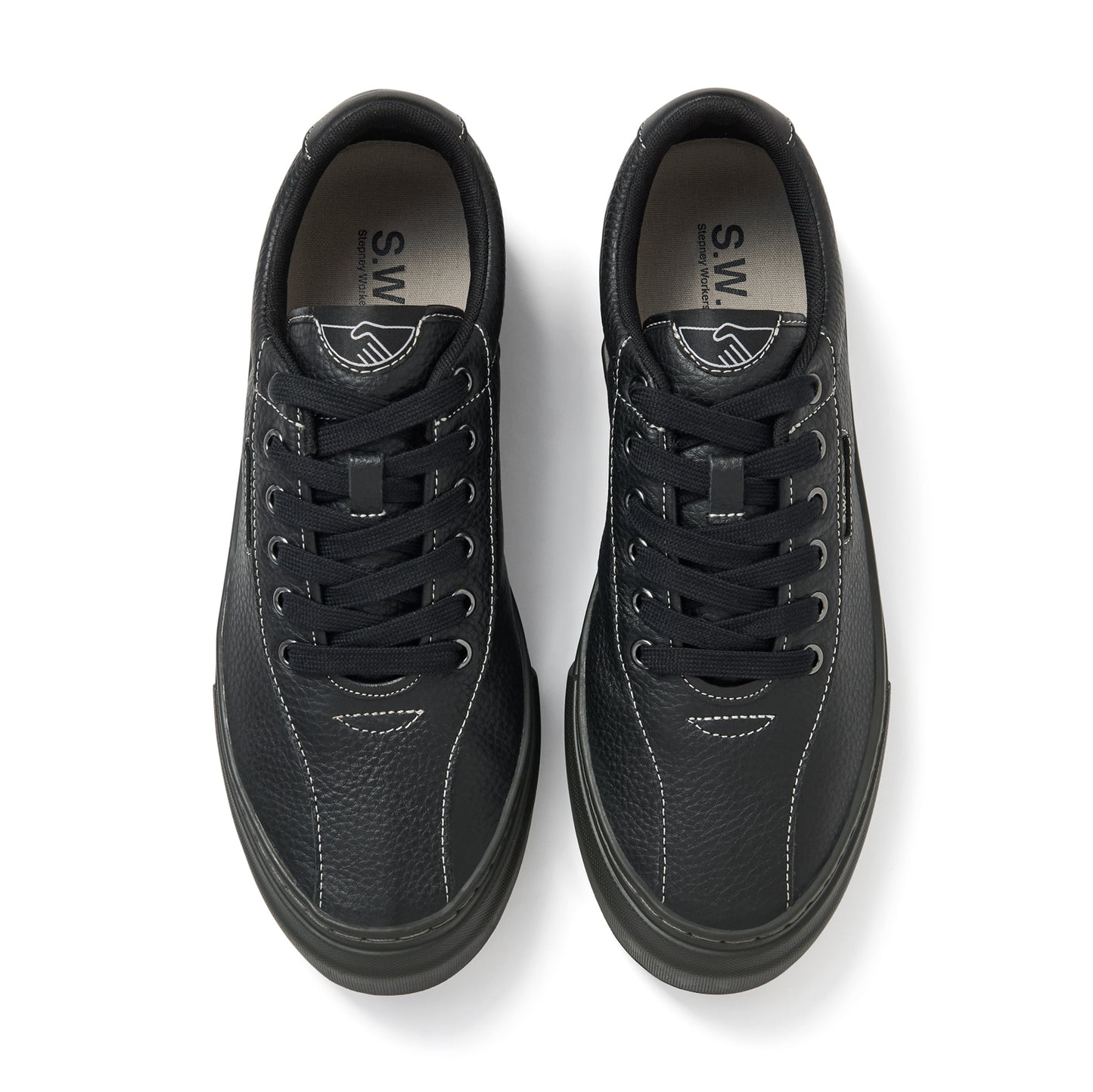 DELLOW 02 TUMBLED LEATHER BLACK