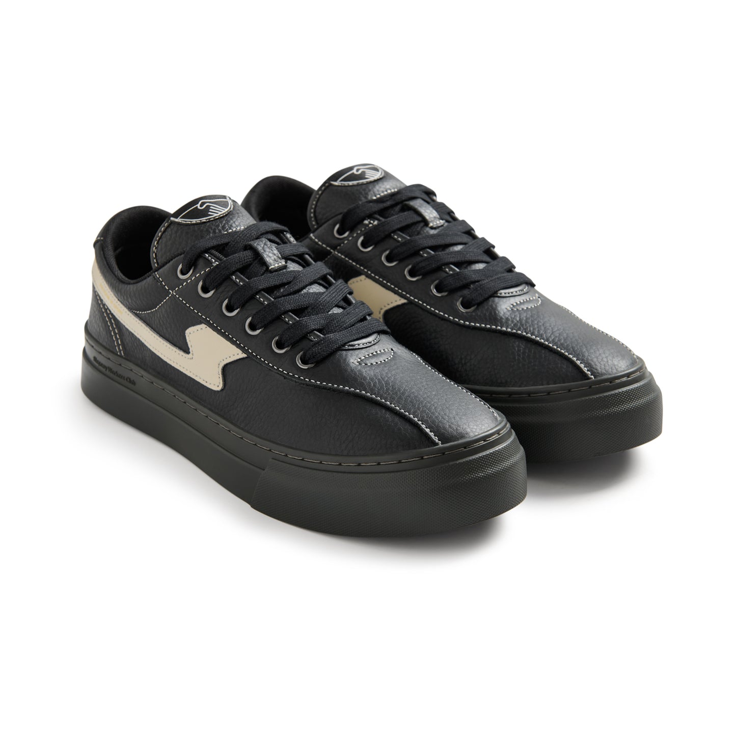 DELLOW S-STRIKE TUMBLED LEATHER BLACK