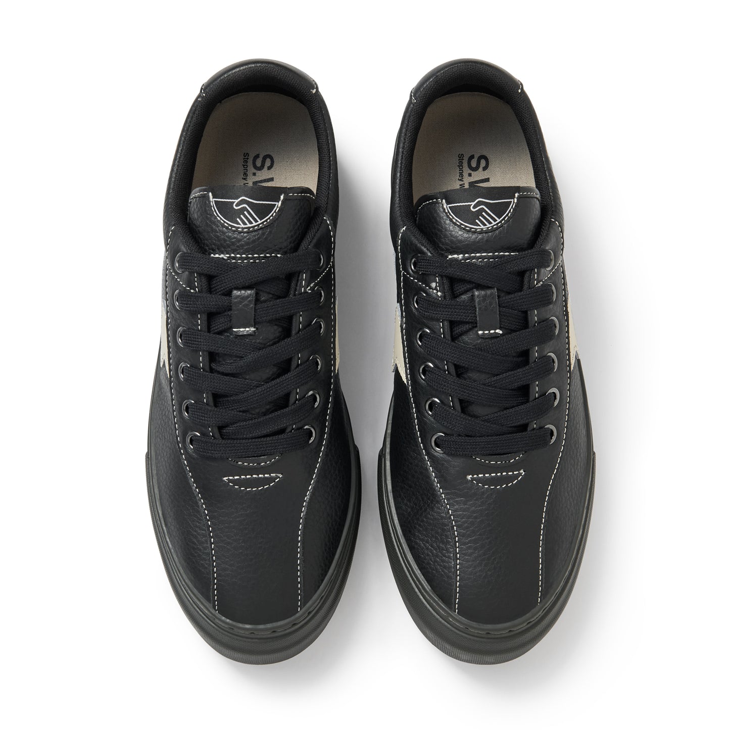 DELLOW S-STRIKE TUMBLED LEATHER BLACK