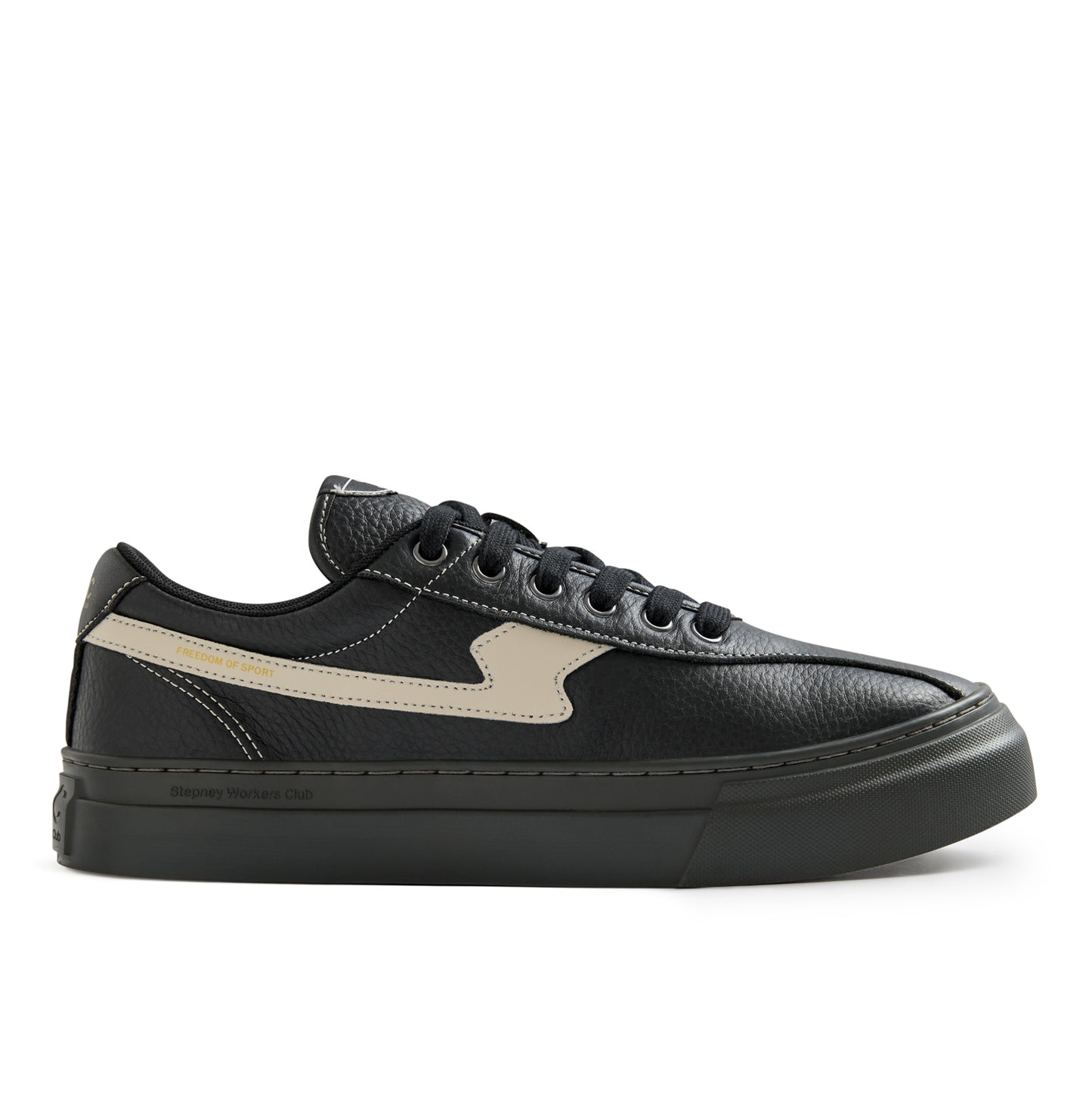 DELLOW S-STRIKE TUMBLED LEATHER BLACK