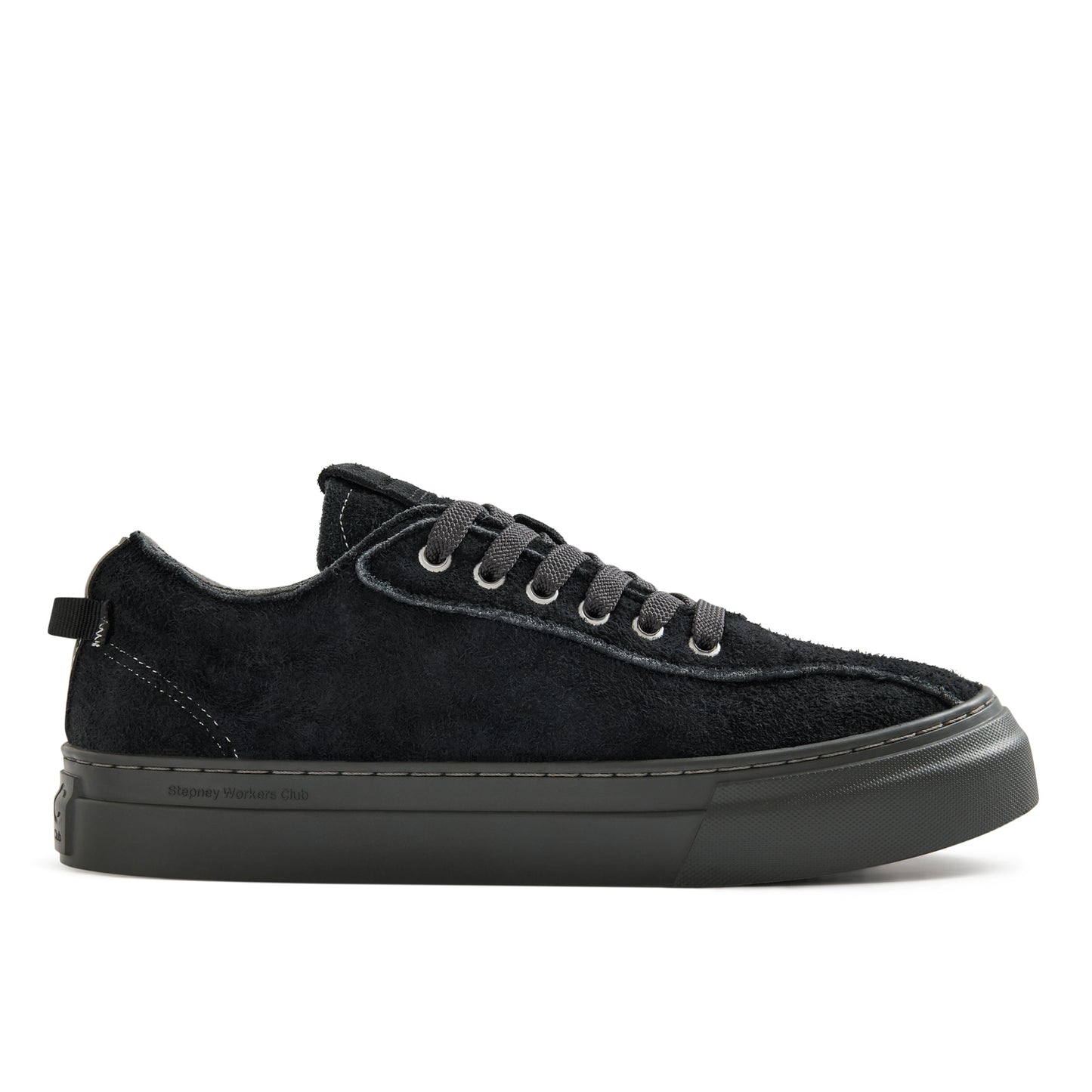 DELLOW FREECUT GEO-MERGED SUEDE BLACK