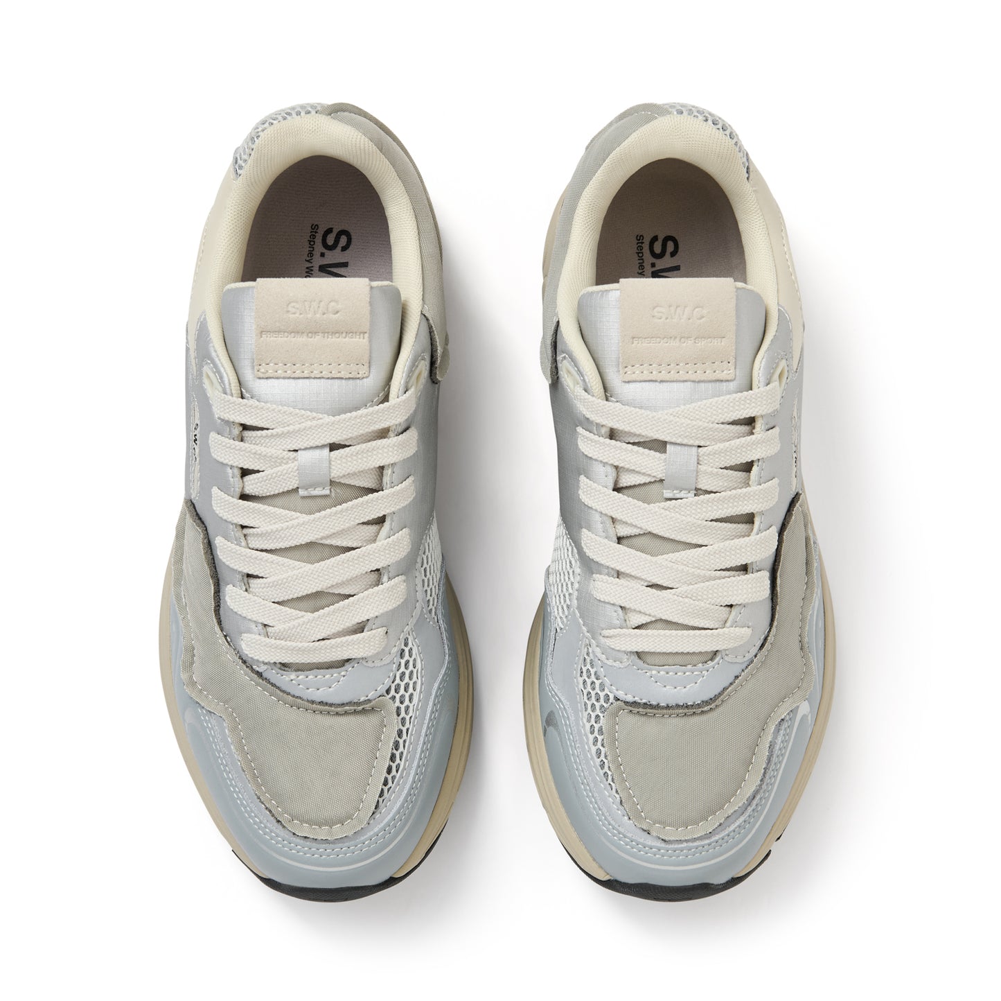 AMIEL II NYLON OVERLAY SILVER GREY