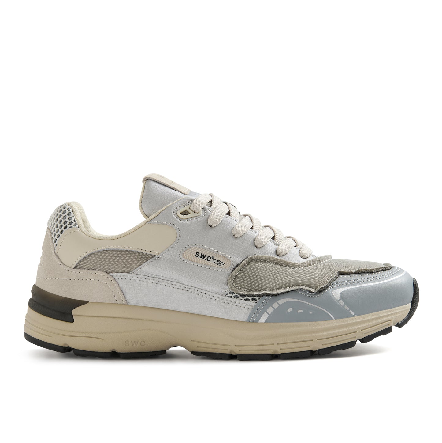 AMIEL II NYLON OVERLAY SILVER GREY