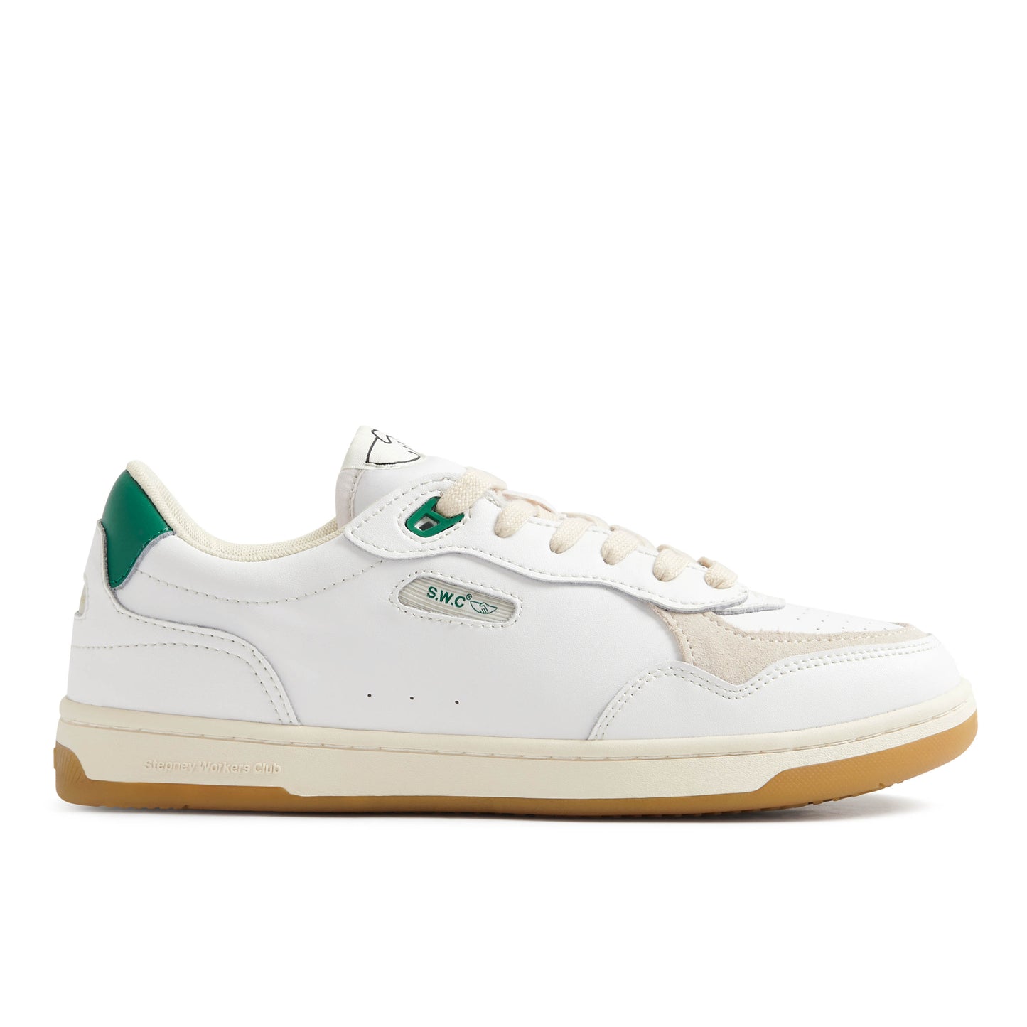 PRO-CUP 01 LEATHER WHITE-GREEN