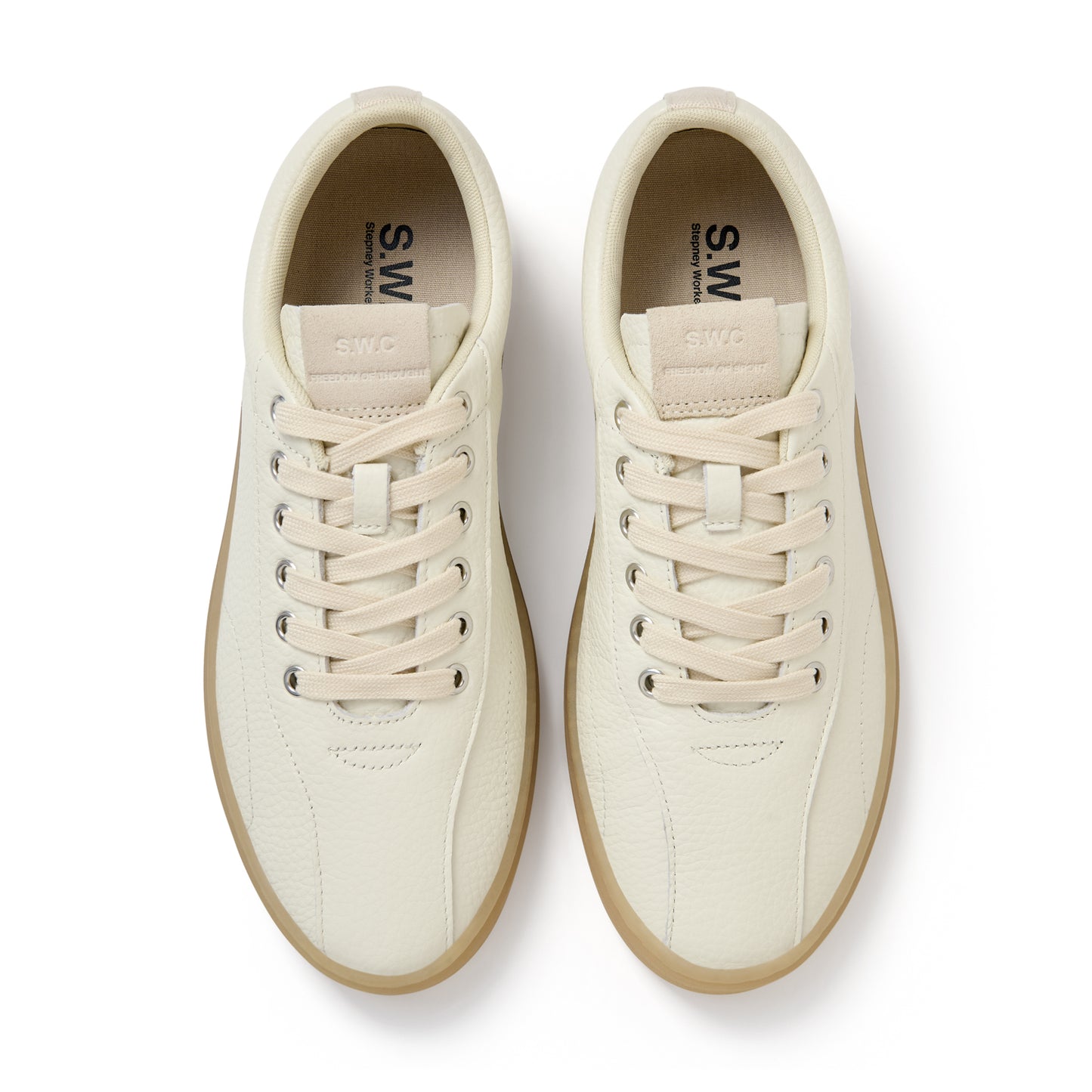 SURMA TUMBLED LEATHER OFF WHTE