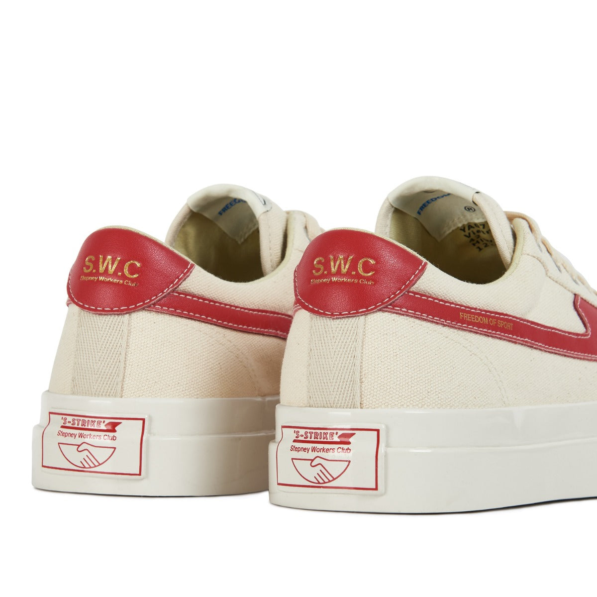 DELLOW S-STRIKE CANVAS ECRU-RED