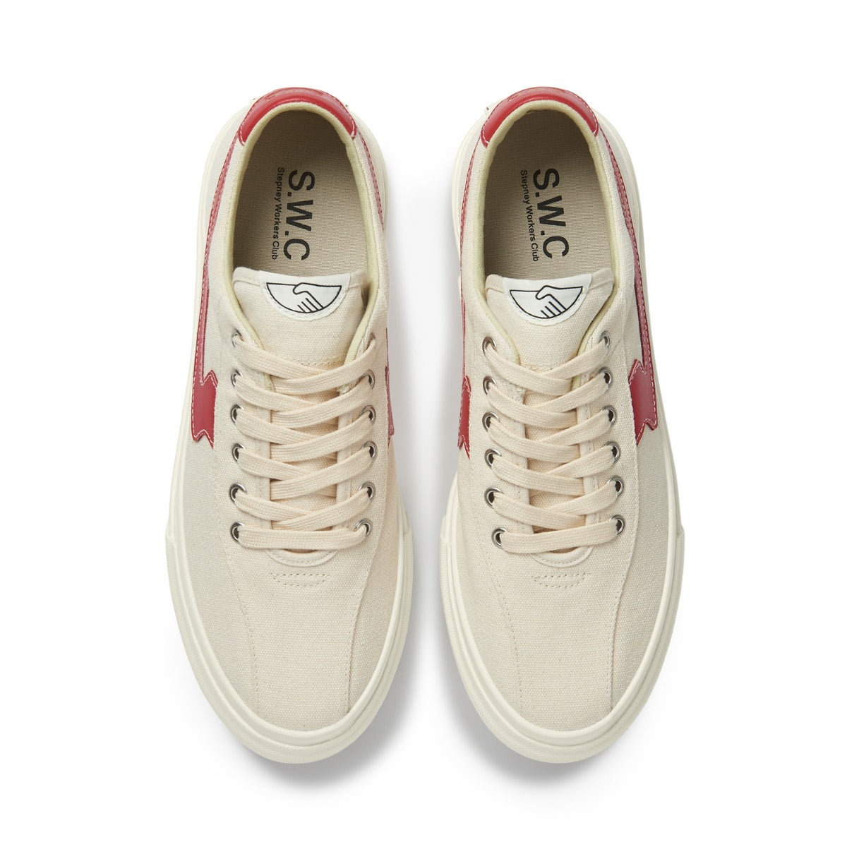 DELLOW S-STRIKE CANVAS ECRU-RED