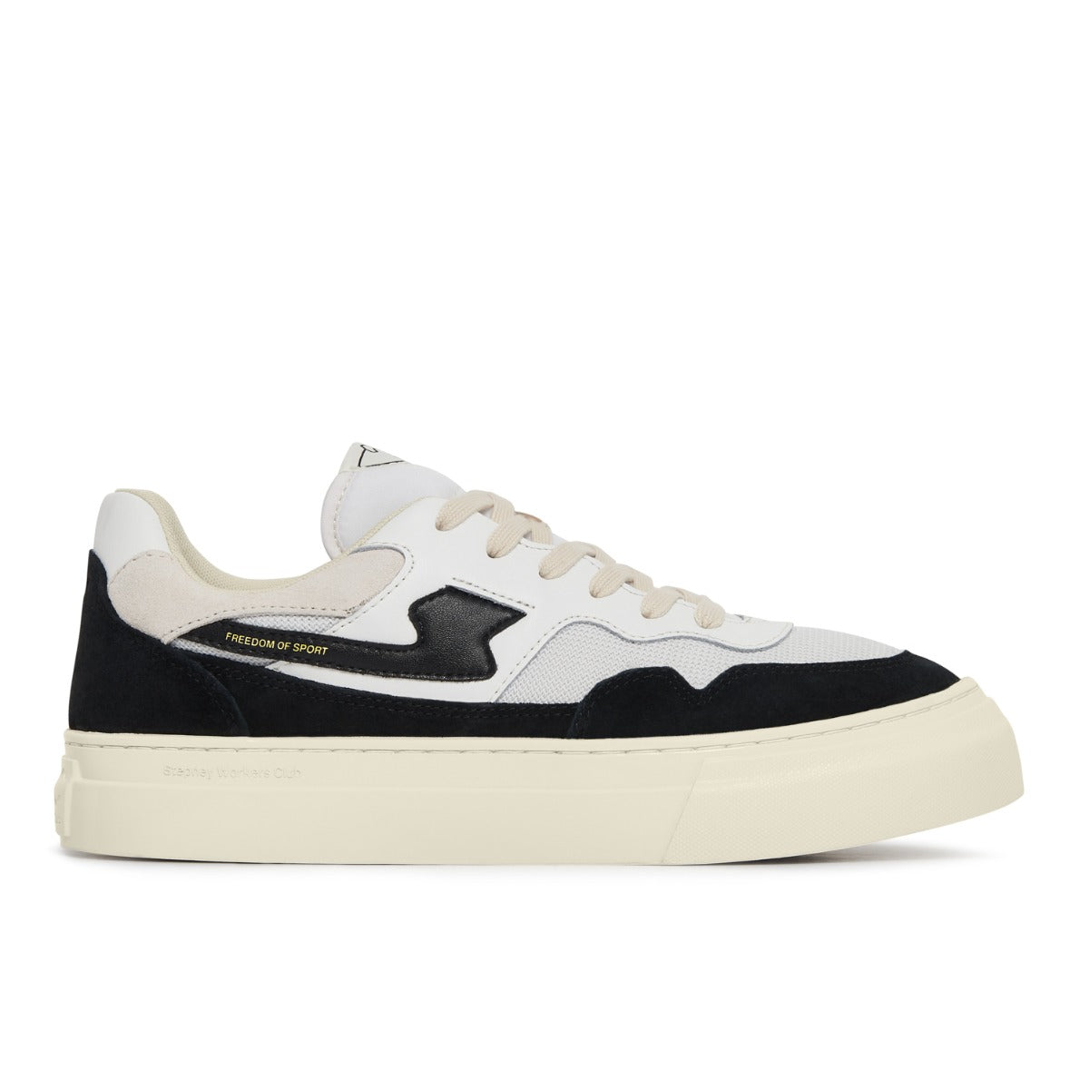 Pearl S-Strike Suede Mix White Black side